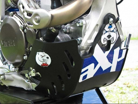 AXP SKID PLATE BLACK/BLUE STICKER YAMAHA YZ250F 10-13 397-AX1093