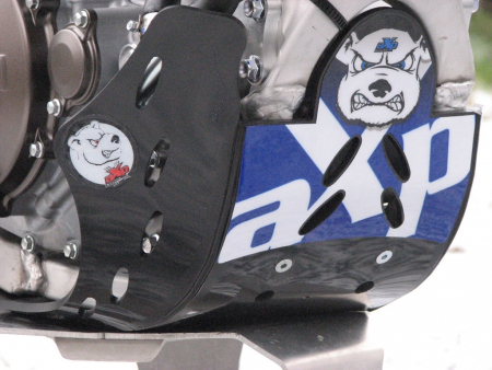 * AXP SKID PLATE BLACK/BLUE STICKER YAMAHA YZ450F 10-13 397-AX1099