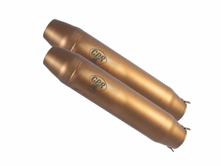 GPR BMW K 75 METROPOLITAN 1985/1997 DOUBLE UNIV. EC-APPROV. SILENCER W/O LINK PI 31G-CAFE-7-DBR