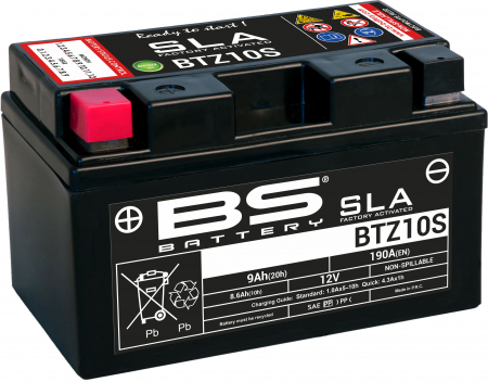 BS BATTERY  BTZ10S (FA) SLA - SEALED & ACTIVATED 140-300636