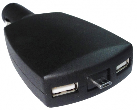 DOUBLE USB PLUG + MICRO USB M14-517-11