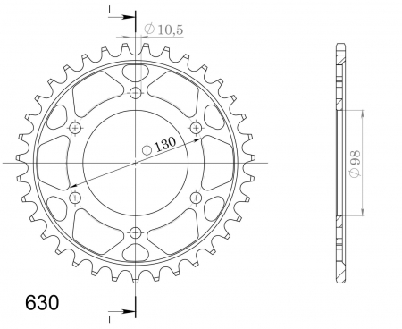 SUPERSPROX / JT TERÄS TAKARATAS 483.35 27-2-483-35