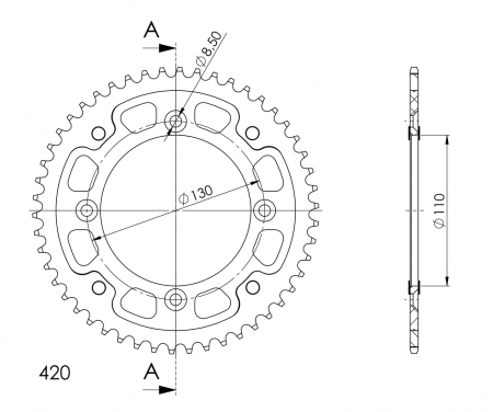 SUPERSPROX STEALTH TAKARATAS PUNAINEN 272-209-RST-49-2