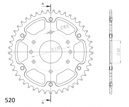 SUPERSPROX STEALTH TAKARATAS ORANSSI 272-905-RST-44-6