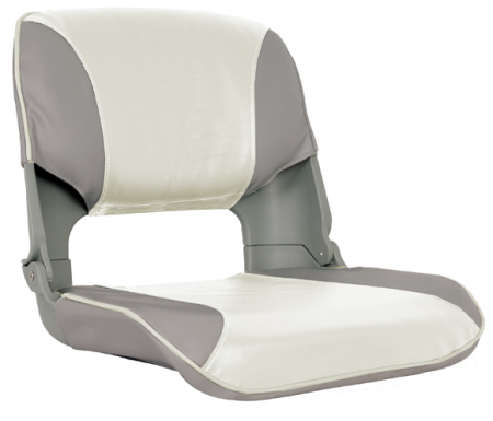 OS SKIPPER SEAT FOLDING UPHOLSTERED GREY/WHITE 131-MA703-32