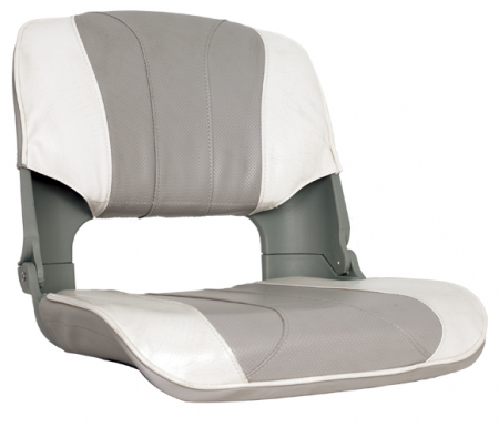 OS SKIPPER SEAT FOLDING UPHOLSTERED 5 PANEL GREY/WHITE 131-MA703-52
