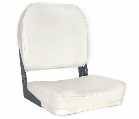 OS DELUXE FOLD DOWN SEAT UPHOLSTERED WHITE 131-MA704-10