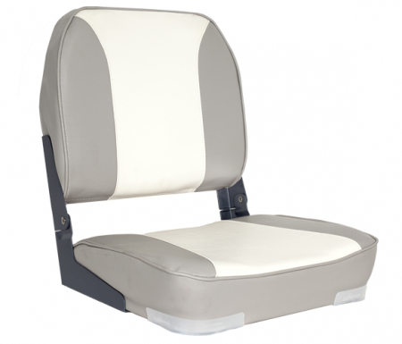 OS DELUXE FOLD DOWN SEAT UPHOLSTERED GREY/WHITE 131-MA704-32