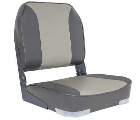 OS DELUXE FOLD DOWN SEAT UPHOLSTERED GREY/CHARCOAL 131-MA704-33