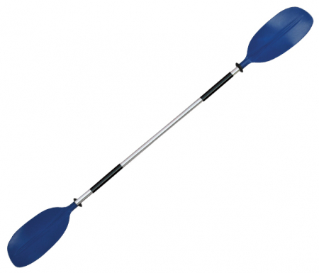 OS KAYAK PADDLE 1 PCE - ASYMMETRIC BLADES 2170MM BLUE 131-PA285-B