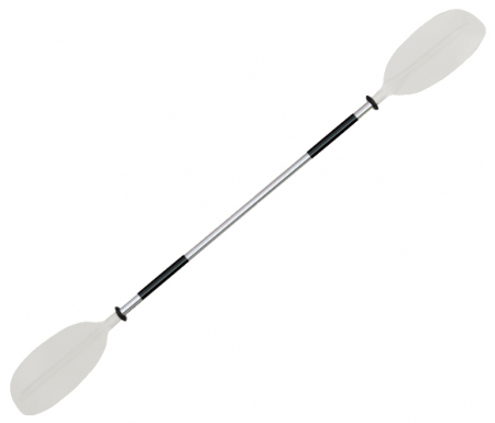 OS KAYAK PADDLE 1 PCE - ASYMMETRIC BLADES 2170MM WHITE 131-PA285-W