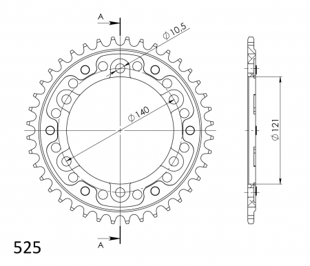 SUPERSPROX STEALTH TAKARATAS KULTA 272-6611-RST-44-9