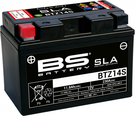 BS BATTERY  BTZ14S (FA) SLA - SEALED & ACTIVATED 140-300638
