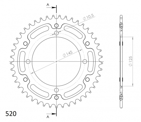 SUPERSPROX STEALTH TAKARATAS KULTA 272-857-RST-45-9