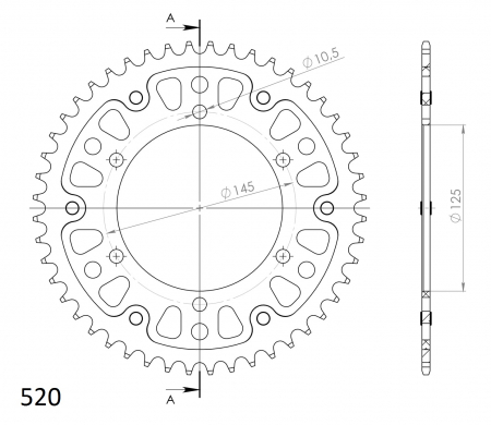 SUPERSPROX STEALTH TAKARATAS KULTA 272-855-RST-48-9