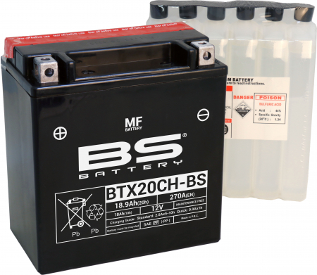 BS BATTERY  BTX20CH-BS MF (CP) MAINTENANCE FREE 140-300616