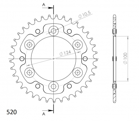 SUPERSPROX STEALTH TAKARATAS MUSTA 272-735-RST-37-0