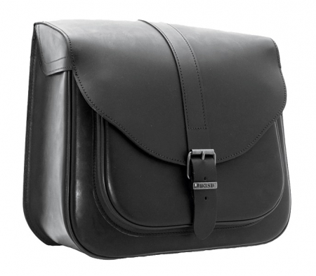 SADDLEBAG ONE-SIDE &quot;POSTMAN&quot; LARGE BLACK 561-LZAD2-2027