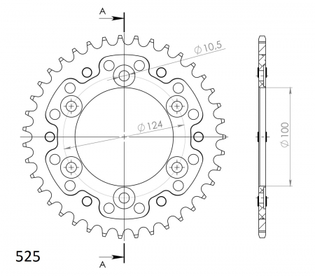 SUPERSPROX STEALTH TAKARATAS MUSTA 272-745-RST-38-0