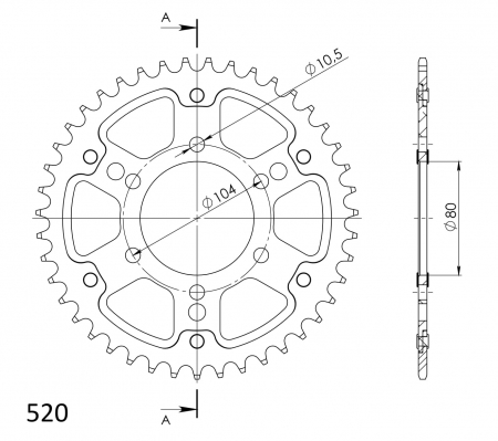 SUPERSPROX STEALTH TAKARATAS KULTA 272-1478-RST-43-9