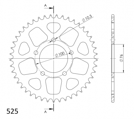 SUPERSPROX ALUMIINI TAKARATAS RAL-7092::45 SININEN 27-3-7092-45-4