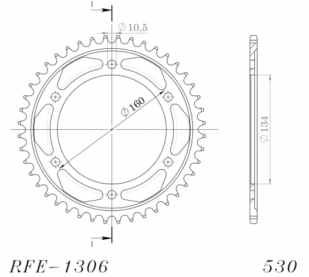 SUPERSPROX TERÄS TAKARATAS  RFE-1306::44 27-2-1306-44