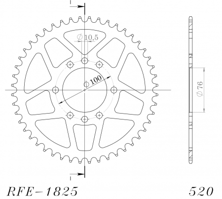 SUPERSPROX TERÄS TAKARATAS 1825.47 27-2-1825-47