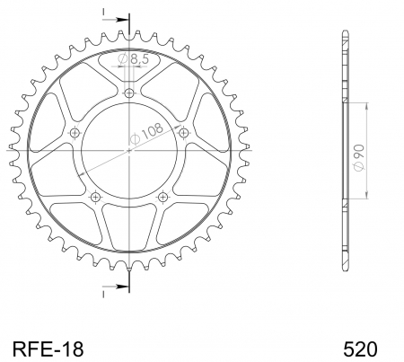 SUPERSPROX TERÄS TAKARATAS  RFE-18::46 27-2-18-46