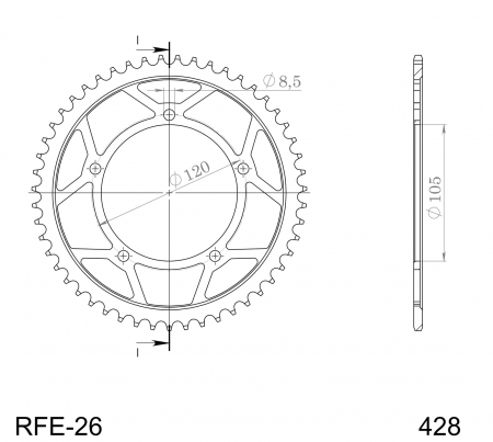 SUPERSPROX TERÄS TAKARATAS  RFE-26::60 27-2-26-60