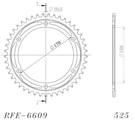 SUPERSPROX TERÄS TAKARATAS  RFE-6609::45 27-2-6609-45