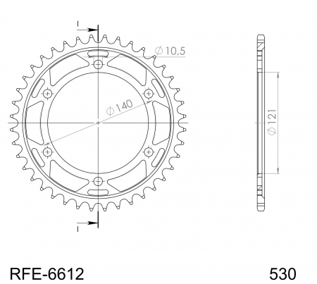 SUPERSPROX TERÄS TAKARATAS  RFE-6612::40 27-2-6612-40