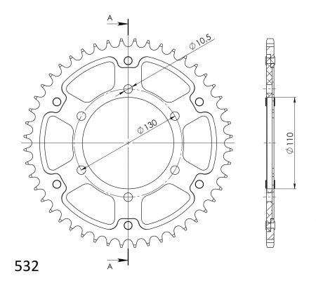 SUPERSPROX STEALTH TAKARATAS KULTA 272-1875-RST-48-9