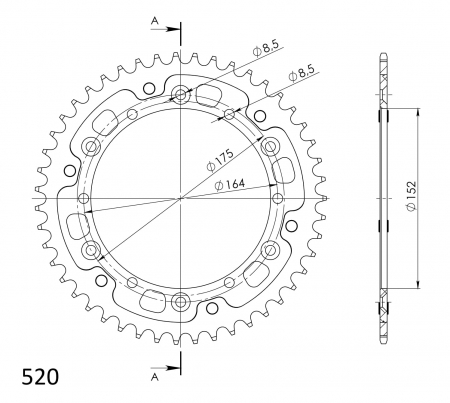 SUPERSPROX STEALTH TAKARATAS KULTA 272-853-RST-46-9