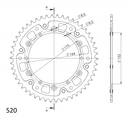 SUPERSPROX STEALTH TAKARATAS KULTA 272-853-RST-50-9