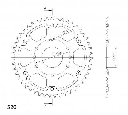 SUPERSPROX STEALTH TAKARATAS KULTA 272-905-RST-47-9