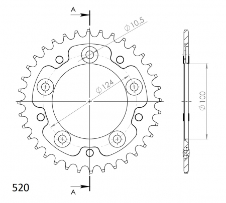 SUPERSPROX STEALTH TAKARATAS MUSTA 272-743-RST-36-0