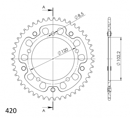 SUPERSPROX STEALTH TAKARATAS KULTA 272-23-RST-47-9
