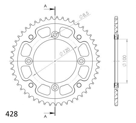 SUPERSPROX STEALTH TAKARATAS MUSTA 272-998-RST-48-0