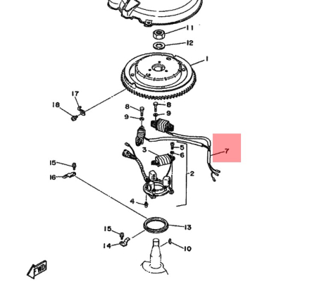 VALOPUOLA YAMAHA 60F, 70B JA E60H 6H3855330000