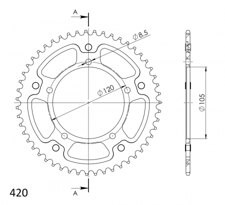 SUPERSPROX STEALTH TAKARATAS KULTA 272-24-RST-51-9