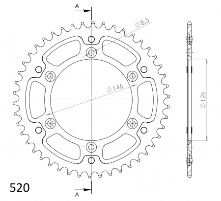 SUPERSPROX STEALTH TAKARATAS KULTA 272-808-RST-45-9