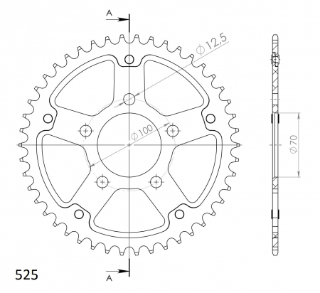 SUPERSPROX STEALTH TAKARATAS SININEN 272-727-RST-42-4