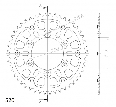 SUPERSPROX STEALTH TAKARATAS MUSTA 272-735-RST-48-0