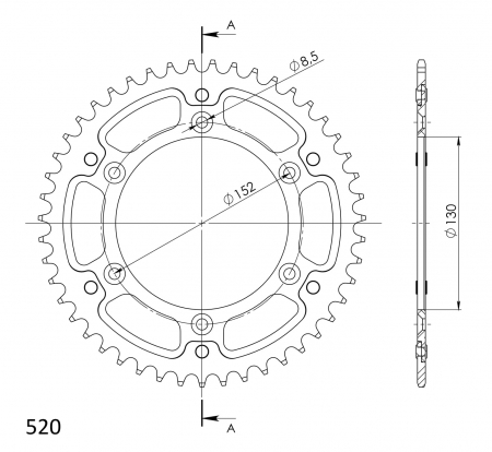 SUPERSPROX STEALTH TAKARATAS KULTA 272-244-RST-47-9