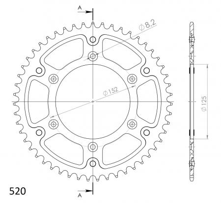 SUPERSPROX STEALTH TAKARATAS PUNAINEN 272-8000-RST-51-2