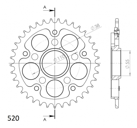 SUPERSPROX STEALTH TAKARATAS KULTA 272-736-RST-37-9