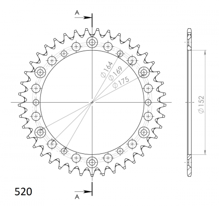 SUPERSPROX ALUMIINI TAKARATAS RAL-853::41 SININEN 27-3-853-41-4