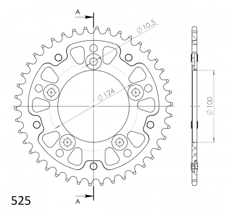 SUPERSPROX STEALTH TAKARATAS KULTA 272-744-RST-42-9