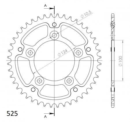 SUPERSPROX STEALTH TAKARATAS PUNAINEN 272-744-RST-46-2