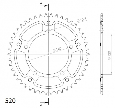 SUPERSPROX STEALTH TAKARATAS KULTA 272-1793-RST-46-9